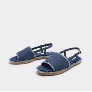 ‼️SOLD‼️CHARLES AND KEITH Frayed Fringed Espadrilles